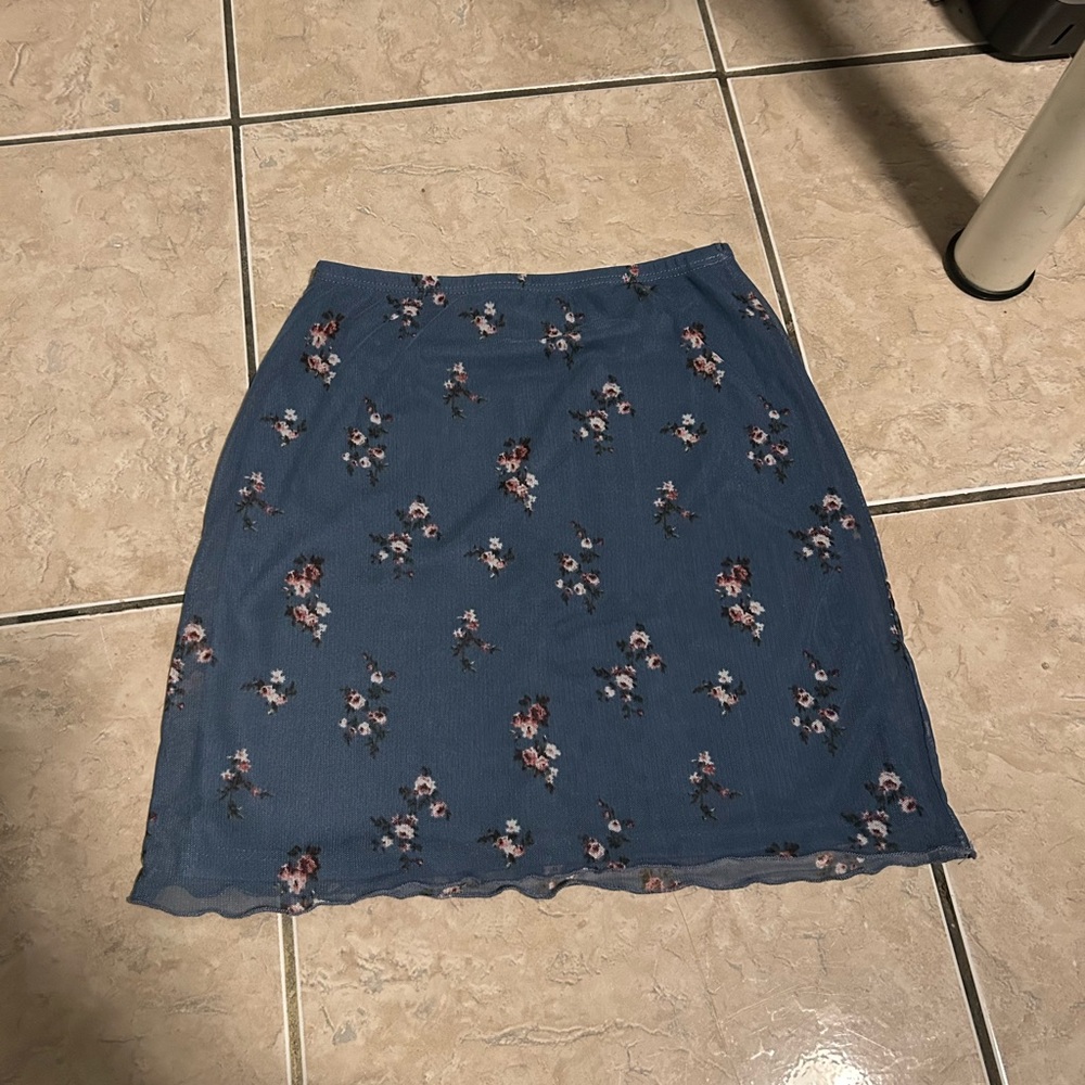Mesh Bodycon Mini Skirt